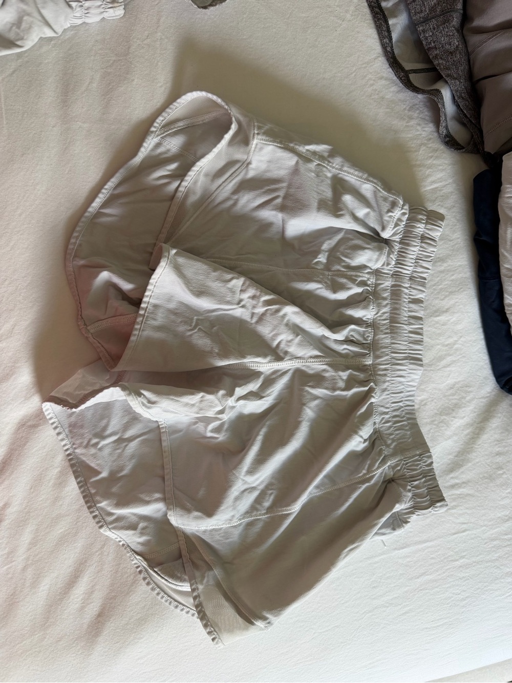 lululemon athletica Women's Pale Gray Running Shorts